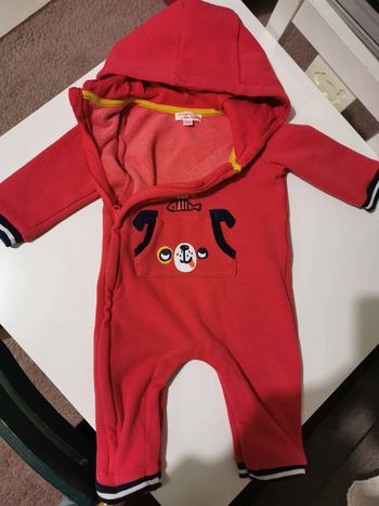 Combinaison fourrée dpam 12 mois