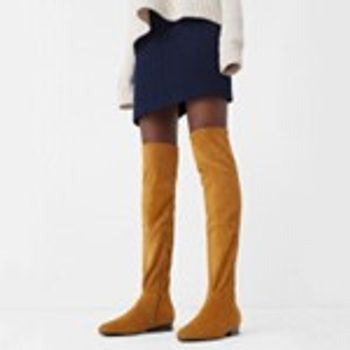 Bottes cuissardes  Mango - marron T39