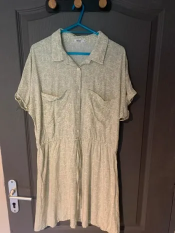 Robe Gémo vert pastel - Taille 40