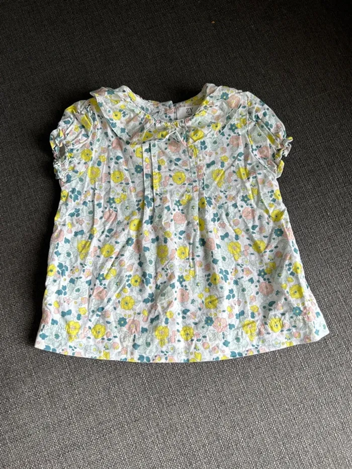 Blouse manches courtes bébé fille, zippy, 12-18 mois