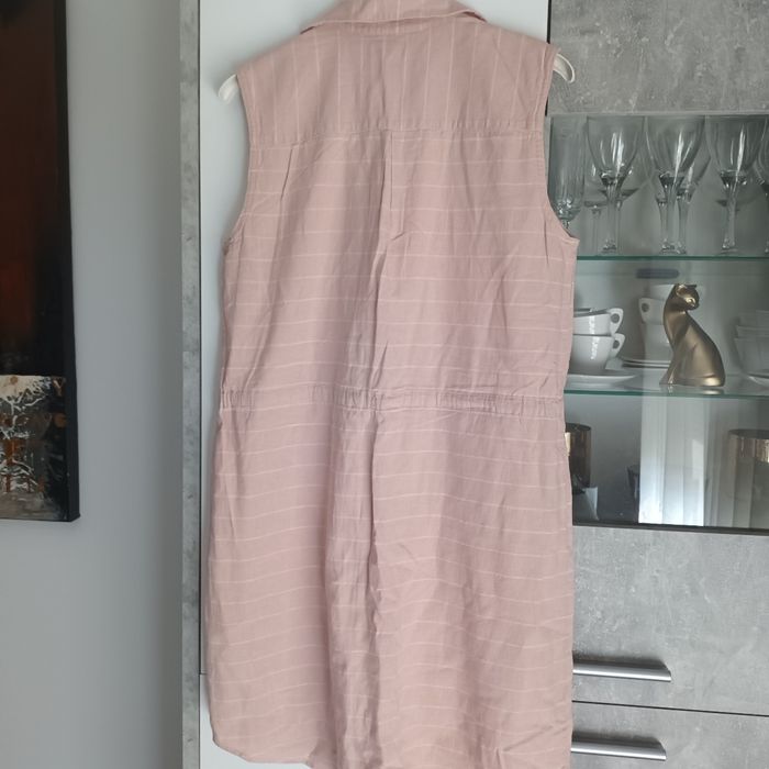 Jolie robe été T44 coton et lin non doublée - photo numéro 8