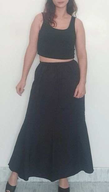 Jupe longue tulipe chic vintage taille 44