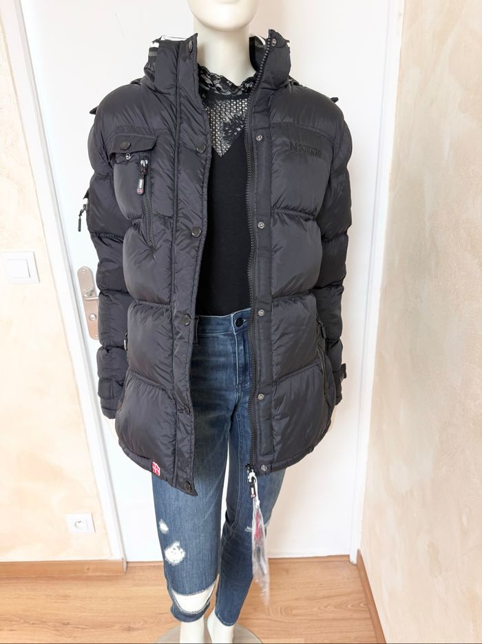 Doudoune Geographical Norway noire – Taille M/38 – Neuf avec étiquette - photo numéro 8