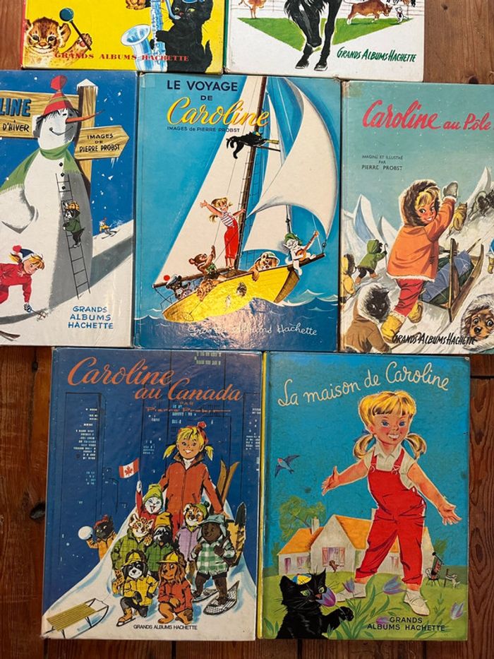 Grands albums Hachette anciens couleurs - Lot de 7 livres Caroline Pierre Probst - photo numéro 2