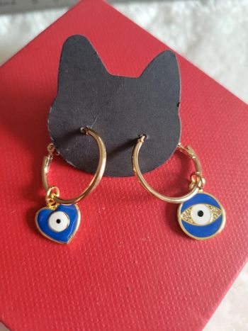 Boucles d oreilles 👂asymetriques œil