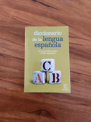 Livre : Diccionario de la lengua Española