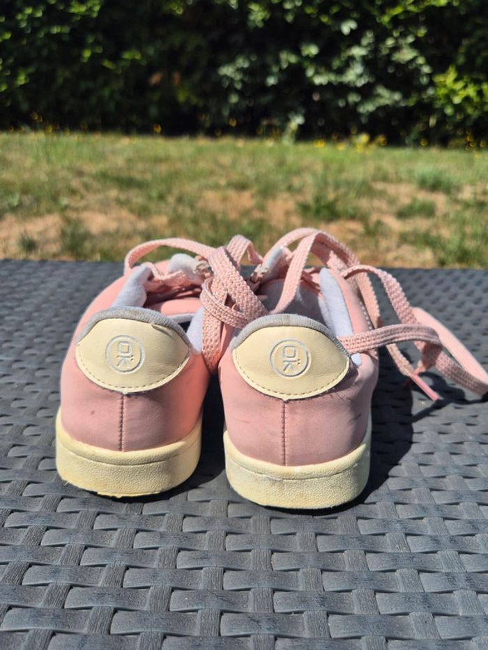 Baskets fille rose Okaidi Pointure 34 - photo numéro 5