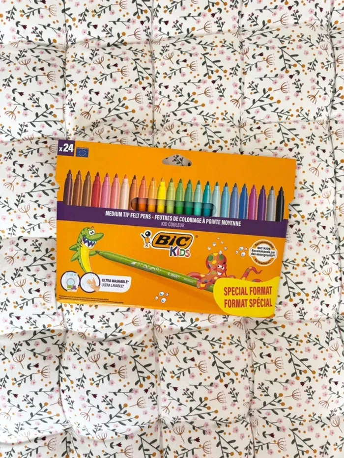24 feutres, Bic