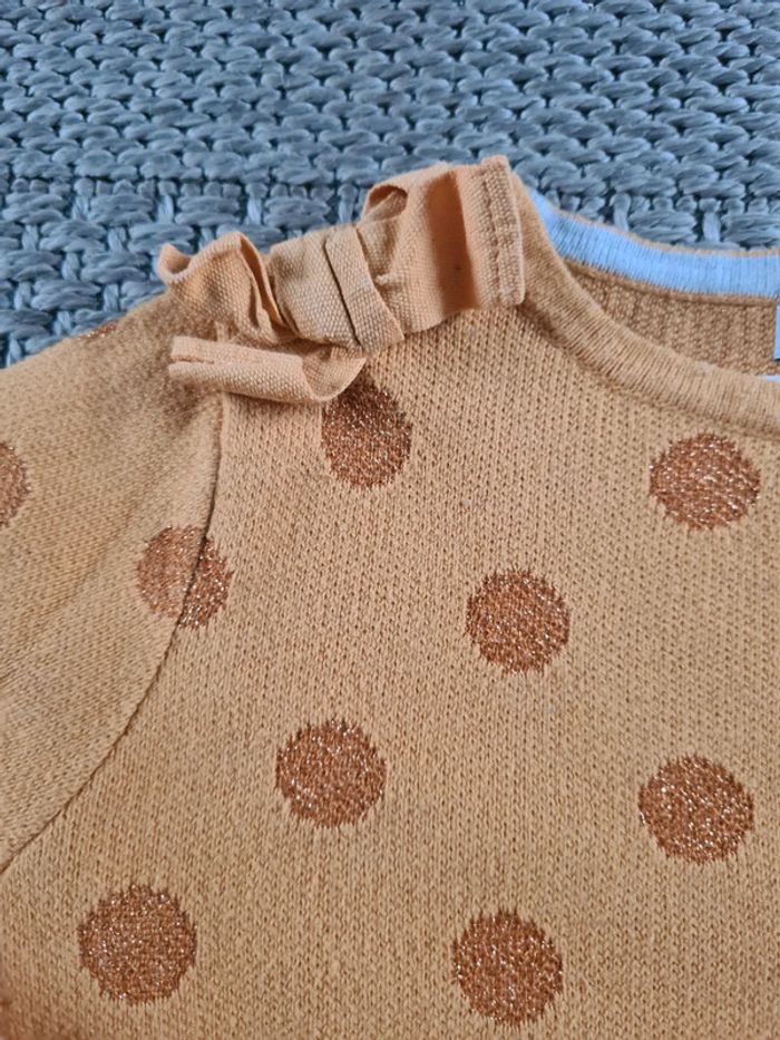 Lot de 3 jeggings et 1 pull fille - 4 ans - photo numéro 4