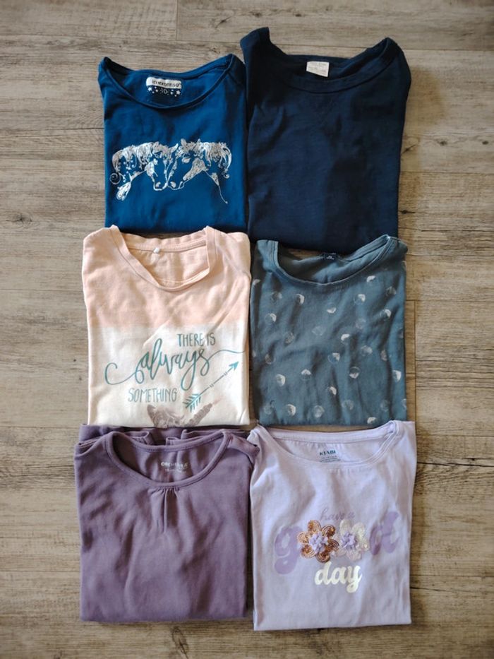 Lot de 6 t-shirts à manches longues