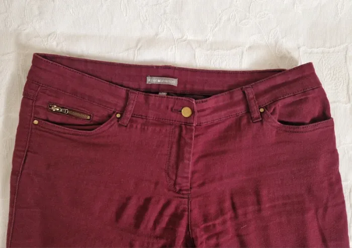 Pantalon bordeaux femme - photo numéro 4