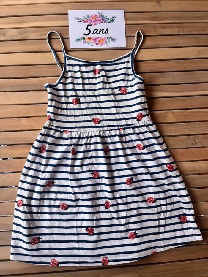 Robe été marinière sfera 5 ans