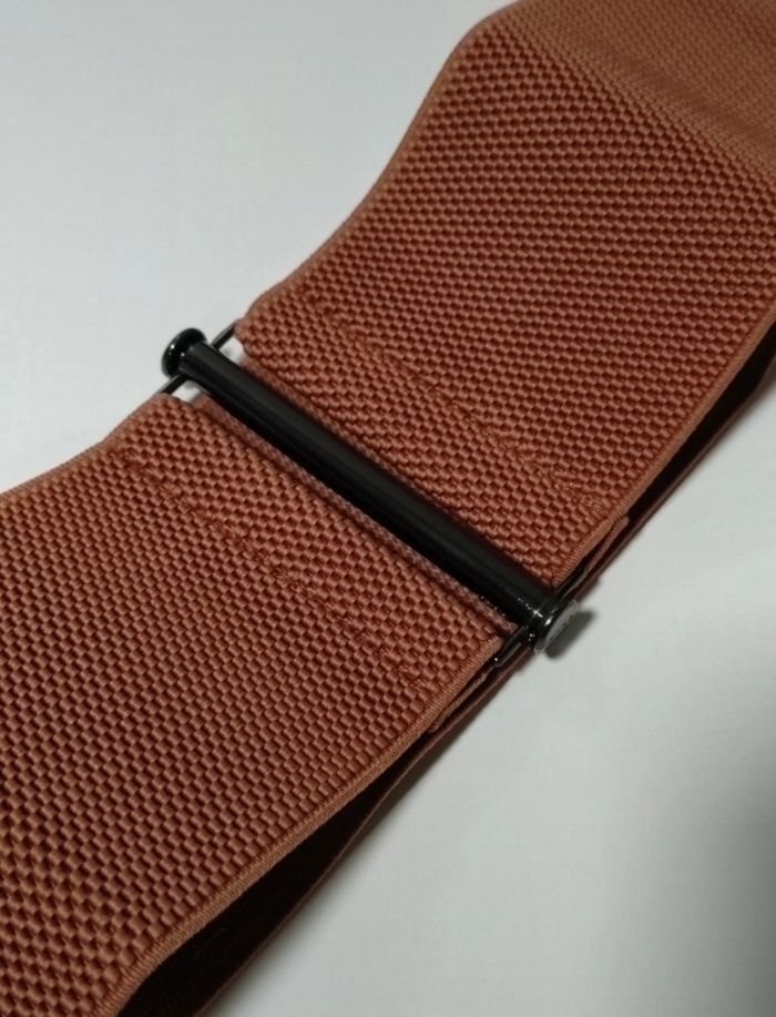 Ceinture élastiquée marron - photo numéro 3