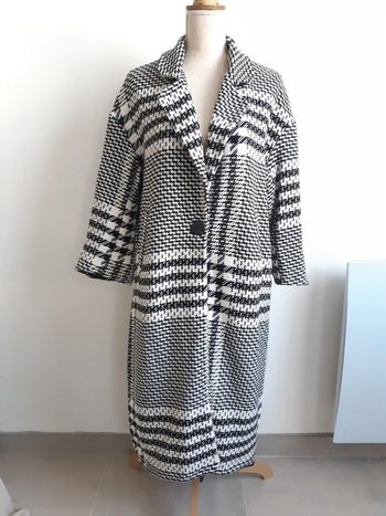 Manteau long à motif