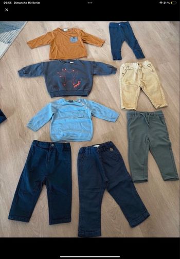 Lot vêtements 9 mois garçon 
