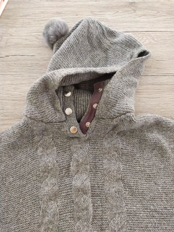 cape poncho pull okaidi 10 ans - photo numéro 2