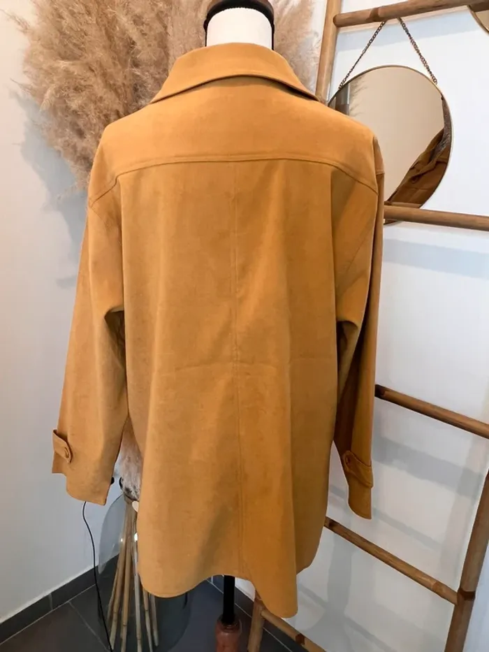Veste moutarde mi saison - photo numéro 4