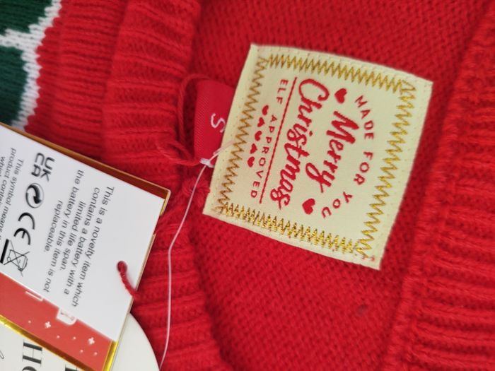 Pull de Noël femme Taille : S rouge - photo numéro 8