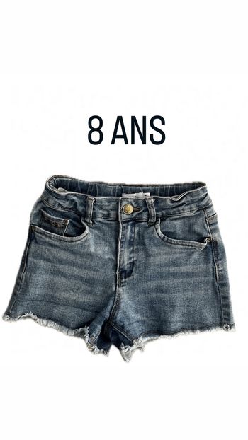 Short en jean fille 8 ans