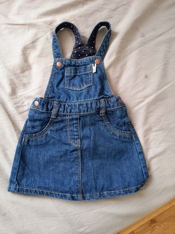 Robe  en jean bébé fille