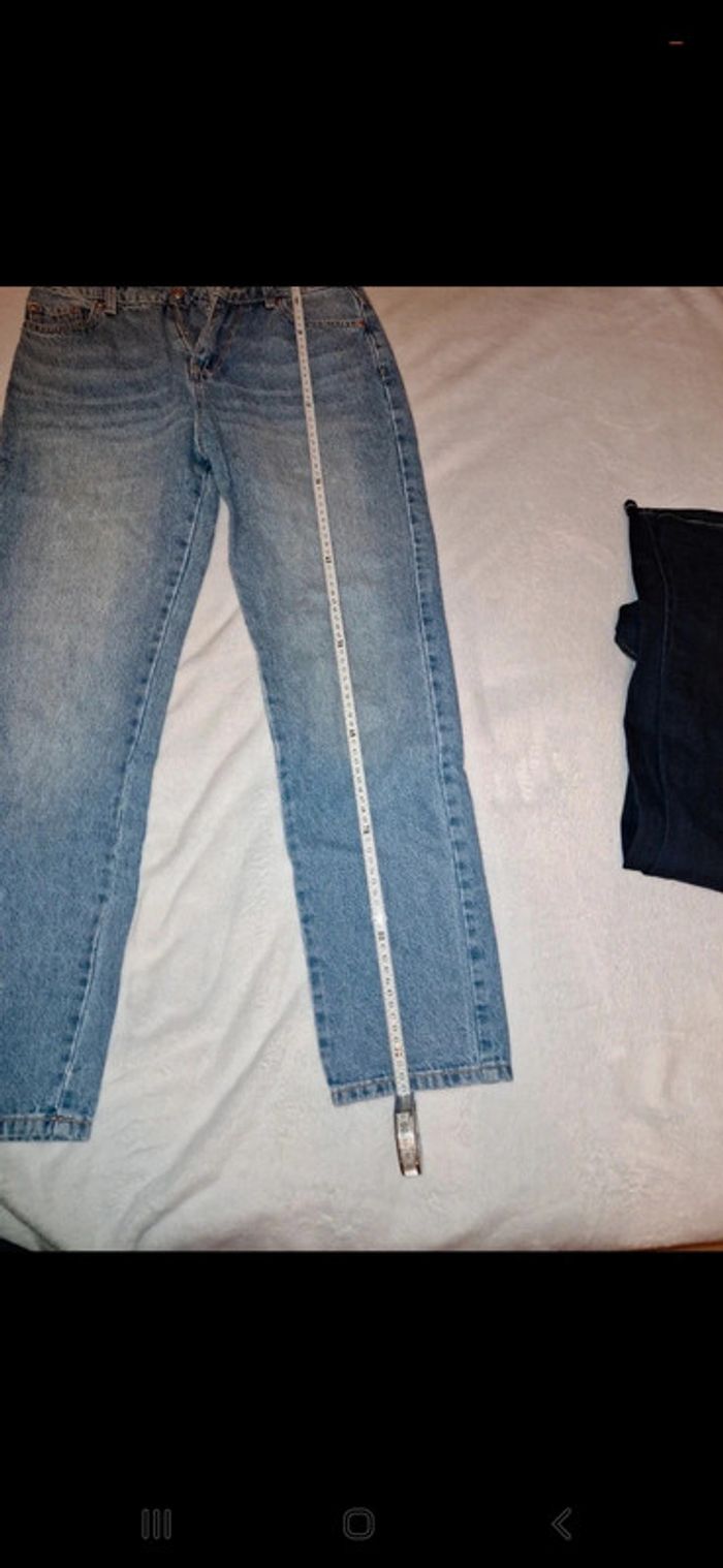 Jean's MOM et t-shirt taille XS ou 34 - photo numéro 2