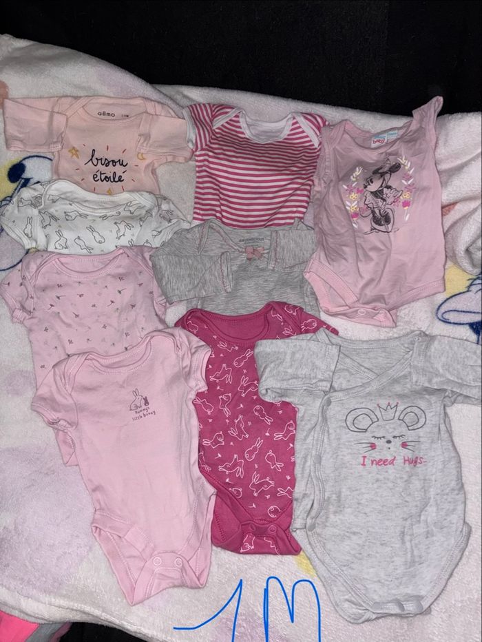 lot 1 mois bébé fille - photo numéro 2