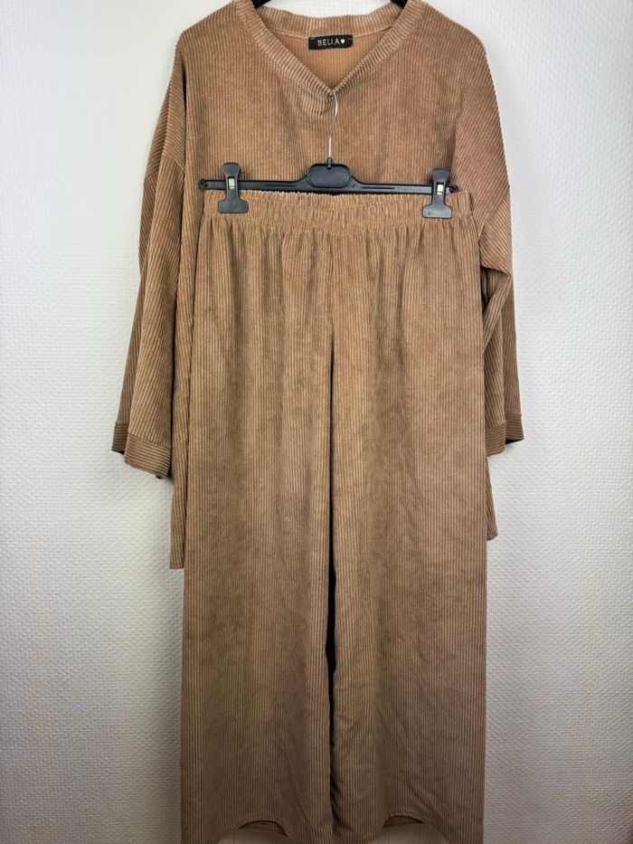 Ensemble femme beige camél