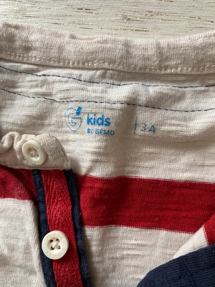 Ensemble pantalon velour + polo manche longue 3 ans - photo numéro 3