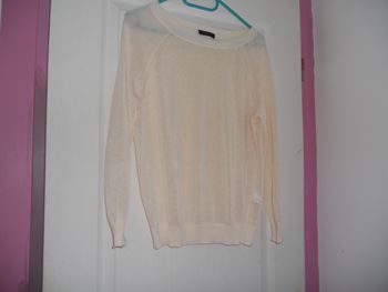 pulle femme  T 40/42 ( J crew ) écru