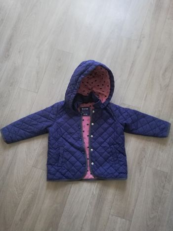 Manteau matelassé fille 24 mois