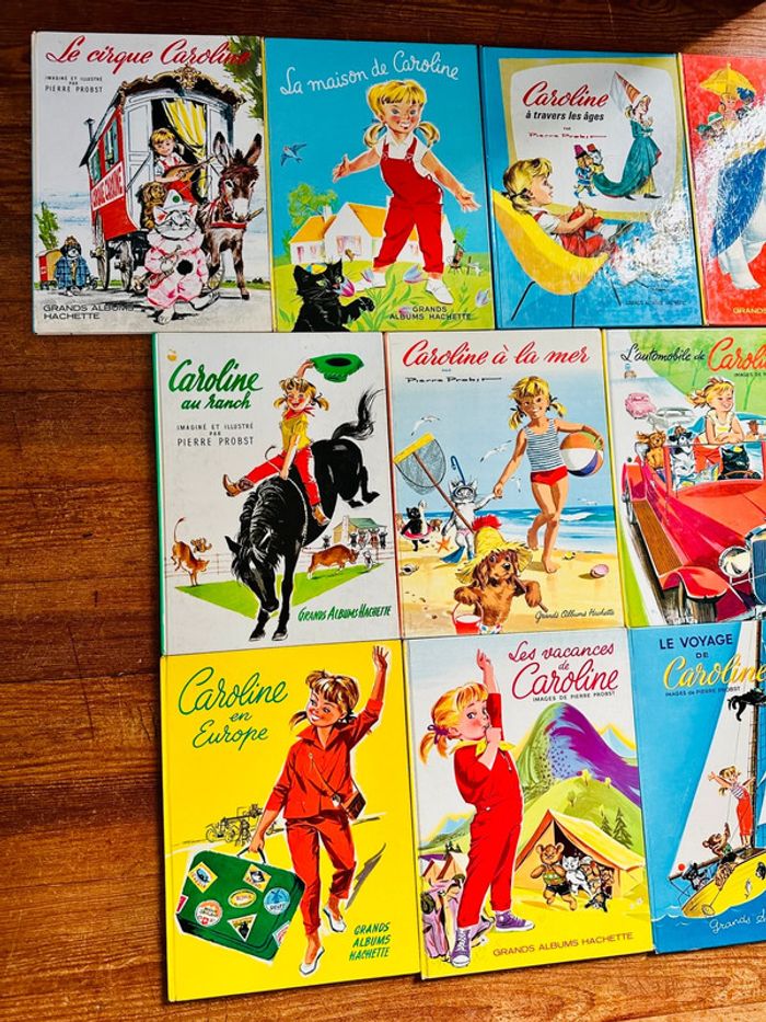 Incroyable lot comme neuf 10 livres Caroline grands formats EO Pierre Probst albums - photo numéro 3