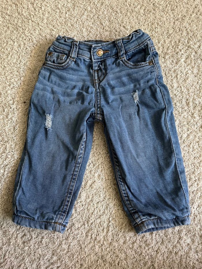 Jeans bleu clair garçon taille 9 mois marque Creeks