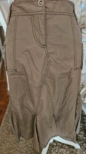 Jupe kaki évasée Mystic Taille 42 Neuve