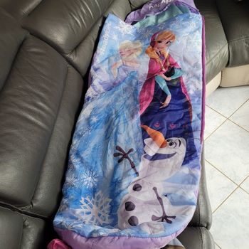 Lit d'appoint ready bed matelas gonflable + sac de couchage reine des neige 