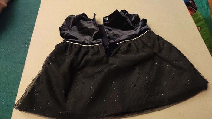 robe noire velours 3 mois in extenso - photo numéro 2