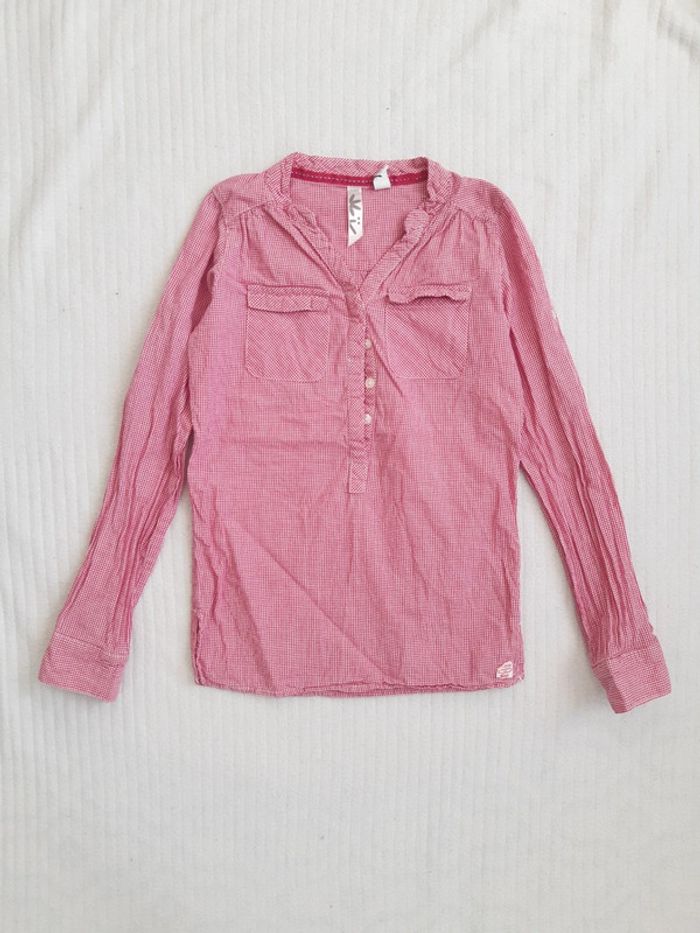 Blouse à petits carreaux Okaidi 8 ans