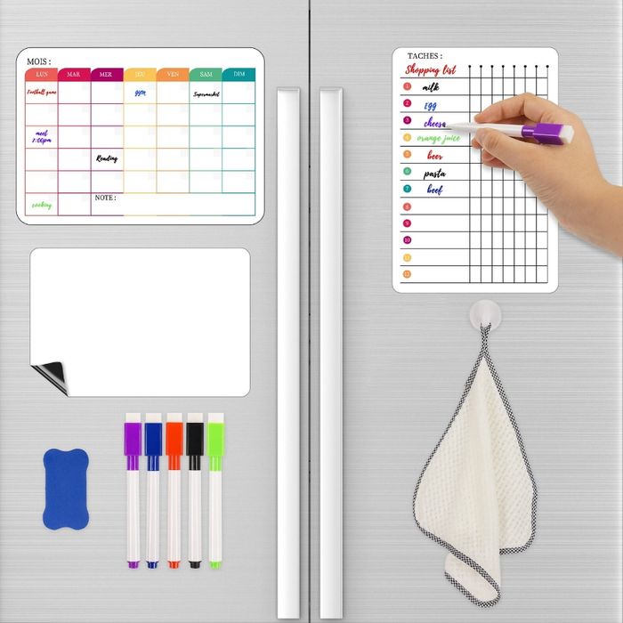 Lot de calendrier magnétique et accessoires - photo numéro 2