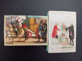 Lot de 2 boîtes d'allumettes "Bicentenaire de la révolution française" 1789-1989