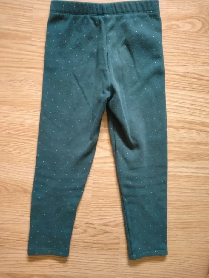 lot de 2 leggings molletonés. Kiabi. filles. taille 5 ans - photo numéro 9