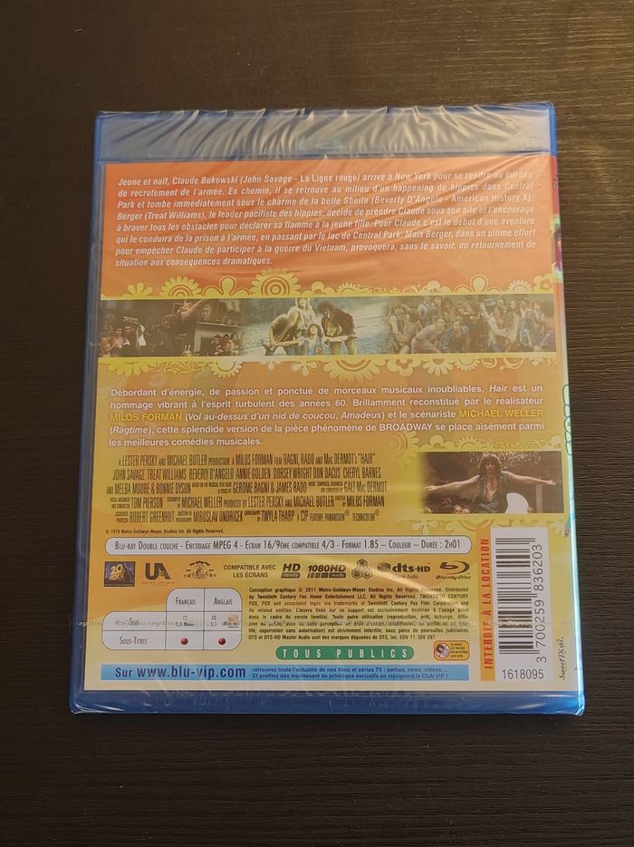 Blu Ray Hair (John Savage, Treat Williams, Milos Forman) - photo numéro 2