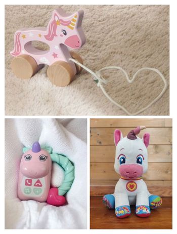 Lot de trois jouets licorne 🦄