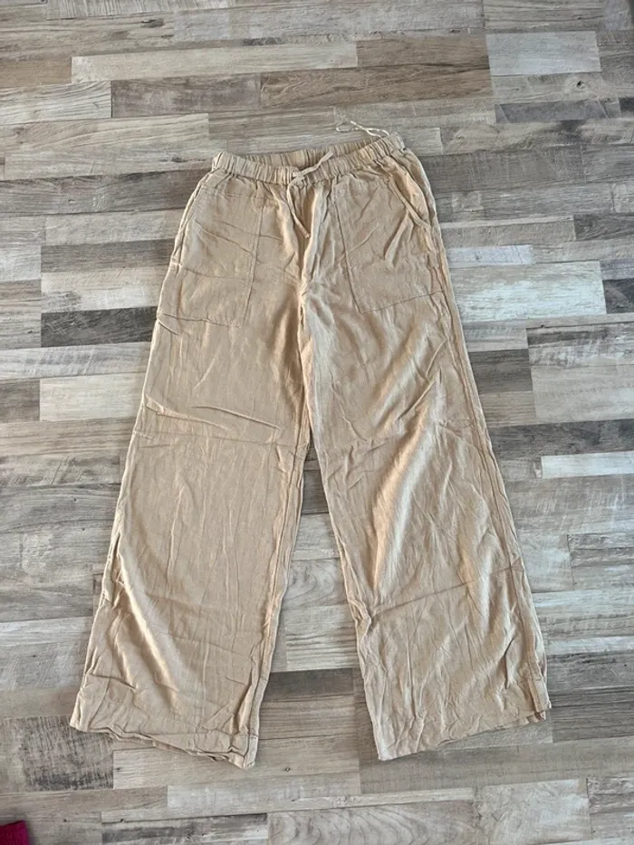 Pantalon beige Kiabi t38 - photo numéro 2
