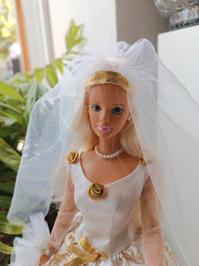 Barbie mattel doll poupée mannequin club mariage jeune mariée wedding wedd 1997 beautiful bride - photo numéro 2
