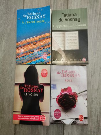 Lot de 4 livres de poche de Tatiana de Rosnay