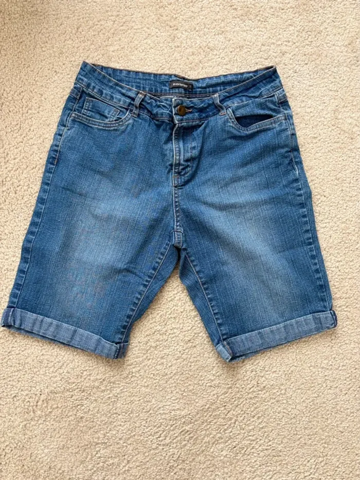 Short bermuda en jean in extenso t. 38 M