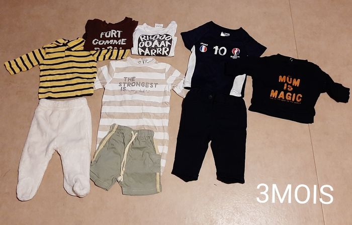 Lot garçon 3mois