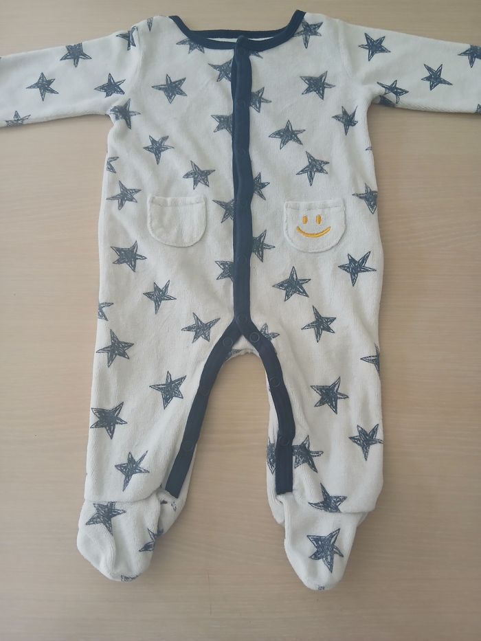 Pyjama garcon d hiver en coton taille 3 mois marque gemo