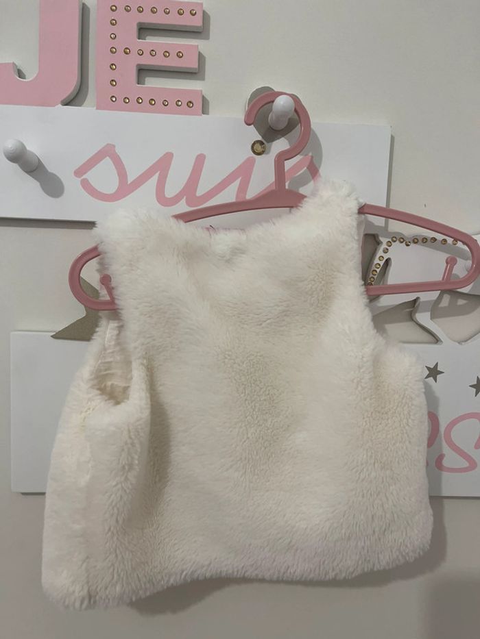 Lot de 4 petits gilets fourrure 3 mois - photo numéro 4