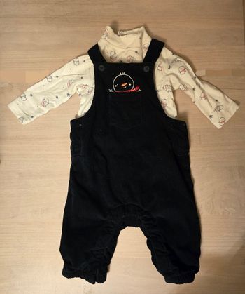 Ensemble salopette et pull orchestra