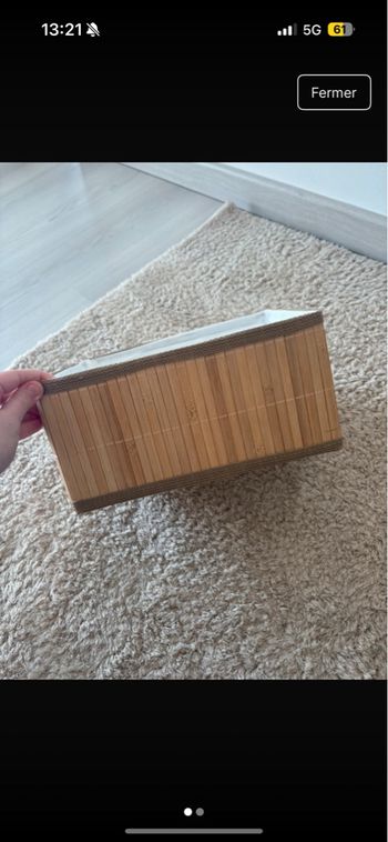 Panière de rangement 